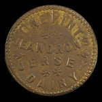Canada, Jeandron's Jersey Dairy, 1 pint, milk <br /> 1895