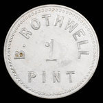 Canada, B. Rothwell, 1 pint, milk <br /> 1892