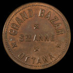 Canada, Ste. Anne Church, 1 admission, 10 cents <br /> 1892