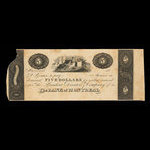 Canada, Bank of Montreal, 5 dollars <br /> 1830