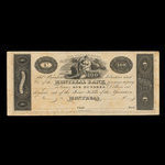 Canada, Montreal Bank, 100 dollars : 1822