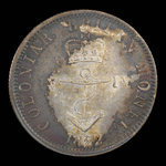 Great Britain, George IV, 1/4 dollar <br /> 1822