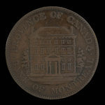 Canada, Bank of Montreal, 1/2 penny <br /> 1842