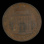 Canada, Bank of Montreal, 1/2 penny <br /> 1844