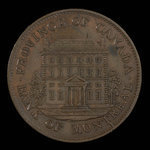 Canada, Bank of Montreal, 1/2 penny <br /> 1842