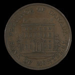 Canada, Bank of Montreal, 1/2 penny <br /> 1842