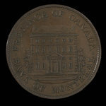 Canada, Bank of Montreal, 1/2 penny <br /> 1842