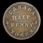Canada, unknown, 1/2 penny <br /> 1831