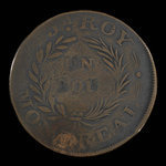 Canada, J.H. Roy, 1 sou <br /> 1838