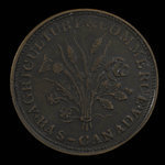 Canada, unknown, 1 sou <br /> 1838