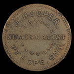 Canada, J. Hooper, no denomination <br /> 1895