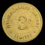 Canada, Ottawa Canning Company Limited, 3 cents <br /> 1895