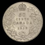Canada, George V, 50 cents <br /> 1919