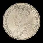 Canada, George V, 25 cents <br /> 1916