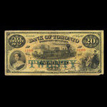 Canada, Bank of Toronto (The), 20 dollars <br /> February 1, 1917