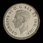 Canada, George VI, 10 cents <br /> 1944