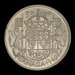 Canada, George VI, 50 cents <br /> 1940