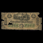 Canada, Bank of Prince Edward Island, 5 dollars <br /> January 1, 1872
