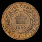 Canada, Victoria, 1 cent <br /> 1890