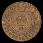 Canada, George V, 1 cent <br /> 1913