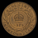Canada, George V, 1 cent <br /> 1929