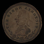 Canada, unknown, 1/2 penny <br /> 1813