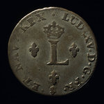 France, Louis XV, 2 sous <br /> 1762