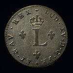 France, Louis XV, 2 sous <br /> 1742