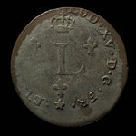 France, Louis XV, 2 sous : 1751