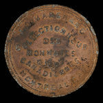 Canada, J.O. Marchand, no denomination <br /> 1893