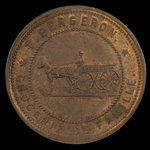 Canada, T. Bergeron, no denomination <br /> 1895