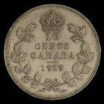 Canada, George V, 10 cents <br /> 1919