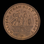 Canada, Halifax Steamboat Company, 1 fare <br /> 1870