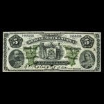 Canada, Bank of British North America, 5 dollars <br /> May 28, 1886