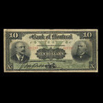 Canada, Bank of Montreal, 10 dollars <br /> January 2, 1904