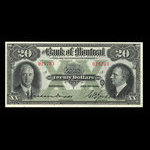 Canada, Bank of Montreal, 20 dollars <br /> January 2, 1931