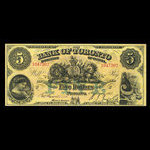 Canada, Bank of Toronto (The), 5 dollars <br /> February 1, 1917