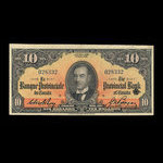 Canada, Provincial Bank of Canada, 10 dollars <br /> September 1, 1936