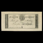 Canada, Cuvillier & Sons, 12 pence <br /> July 10, 1837