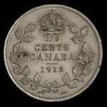 Canada, George V, 10 cents <br /> 1915