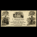 Canada, J. Hooper, no denomination <br /> 1887