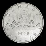 Canada, Elizabeth II, 1 dollar <br /> 1969