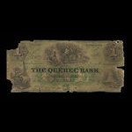 Canada, Quebec Bank, 1 dollar <br /> January 2, 1859
