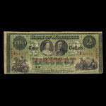 Canada, Bank of Montreal, 2 dollars <br /> January 3, 1859