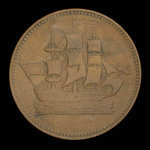 Canada, unknown, 1/2 penny <br /> 1835