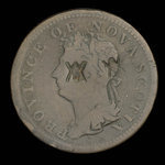 Canada, Province of Nova Scotia, 1/2 penny <br /> 1823