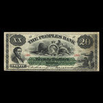 Canada, People's Bank of Halifax, 20 dollars <br /> November 1, 1898