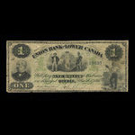 Canada, Union Bank of Lower Canada, 1 dollar <br /> March 1, 1866