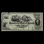 Canada, Commercial Bank of Canada, 10 dollars <br /> January 2, 1860