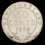 Canada, George V, 50 cents <br /> 1919